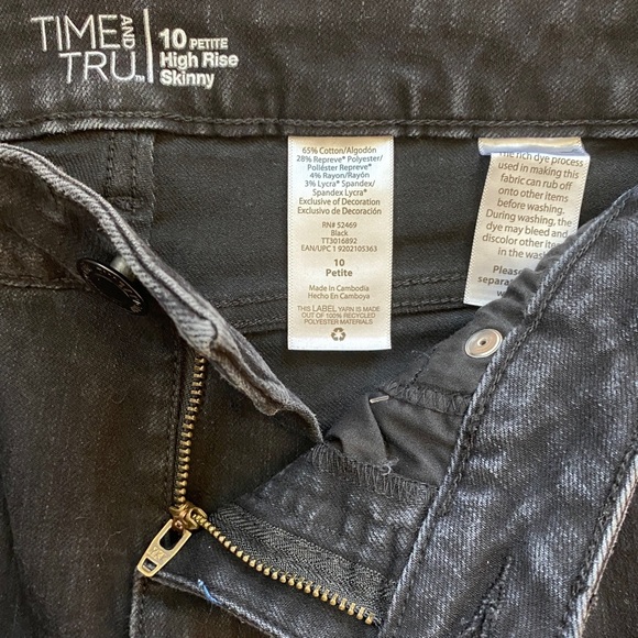 Time and Tru High Rise Skinny Jeans , Skinny Jeans , High Rise Denim Jeans - Picture 10 of 15
